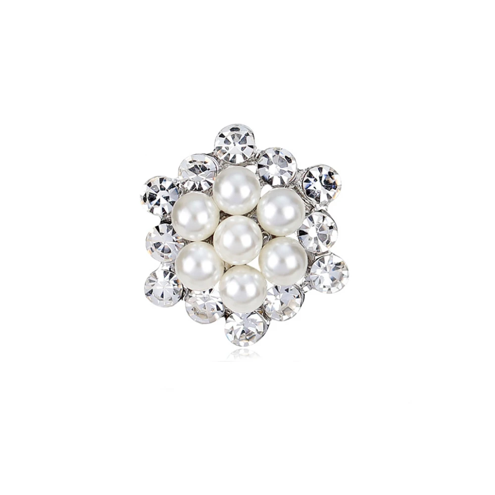 1pc Pearl Brooches Flower Cluster Shape Dual-purpose Brooch Bouquet Pins Beauty Banquet Party Backpack Gifts Jewelry Accessories