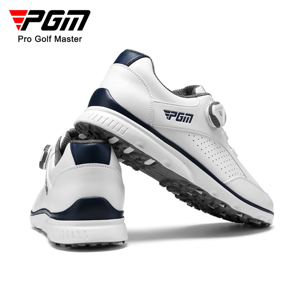 PGM Golf Shoes, Men\'s Sneakers, Golf Equipment, Outdoor Sports Shoes, Knob Shoelaces,Anti slip Nails, Breathable Men\'s Shoes