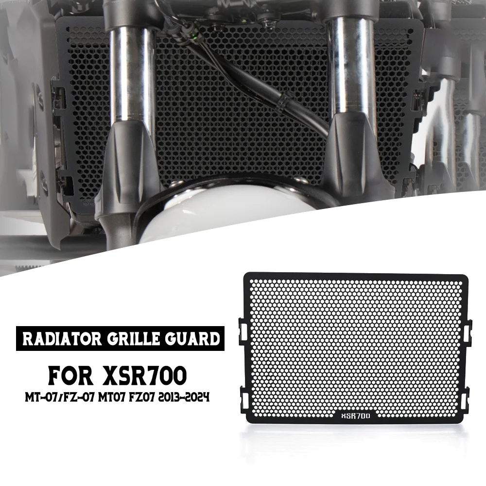 

For Yamaha MT07 MT 07 FZ 07 2013 -2024 XSR700 2016 2017 2018 2019 2020 2021 2022 2023 2024 2025 Motorcycle Radiator Grille Guard