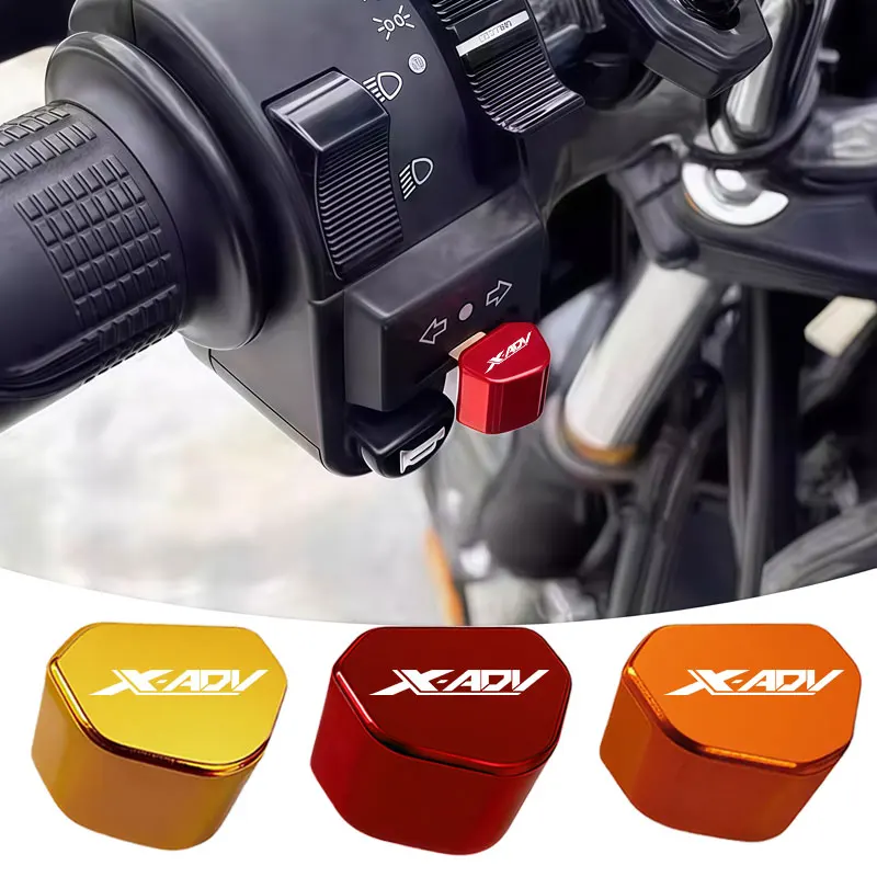 For HONDA XADV 750 XADV750 2022 2023 2024 Mototcycle Accessories CNC Switch Button Turn Signal Switch Key cap