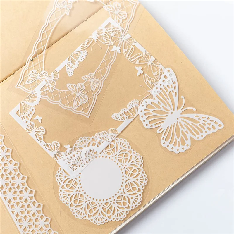 

Популярные 260 шт., винтажные наклейки для скрапбукинга, набор наклеек для ретро-журнаров «сделай сам», аксессуары для бумаги для скрапбукинга с цветами