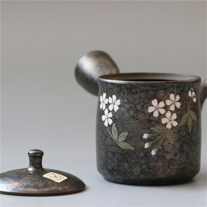 Japan's Changsu Burning Zhaolong Maomei Yuanzhao Erzuo Clay Temmoku Glaze Urgent Need Tea Making Teapot