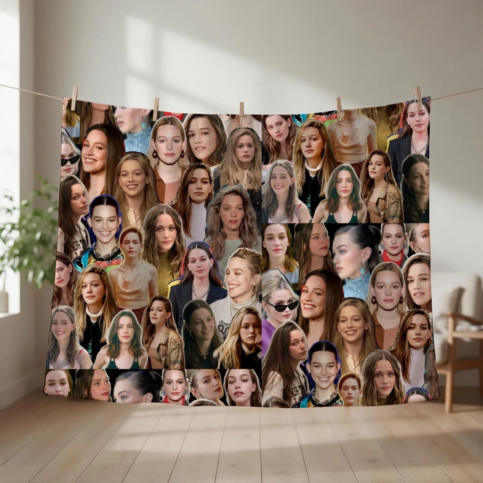 Victoria Pedretti collage Throw Blanket Loose For Sofa Thin christmas gifts heavy to sleep Blankets