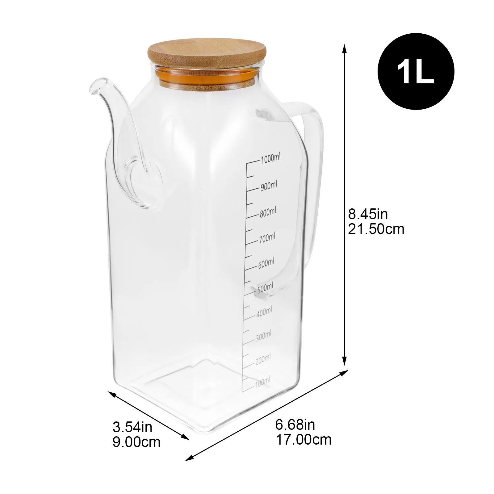 Multipurpose Glass Oil Bottle Kitchen Vinegar Soy Sauce Dispenser Olive Oil Crue T Anti Leak Spout Elegant Restaurant Bar Home