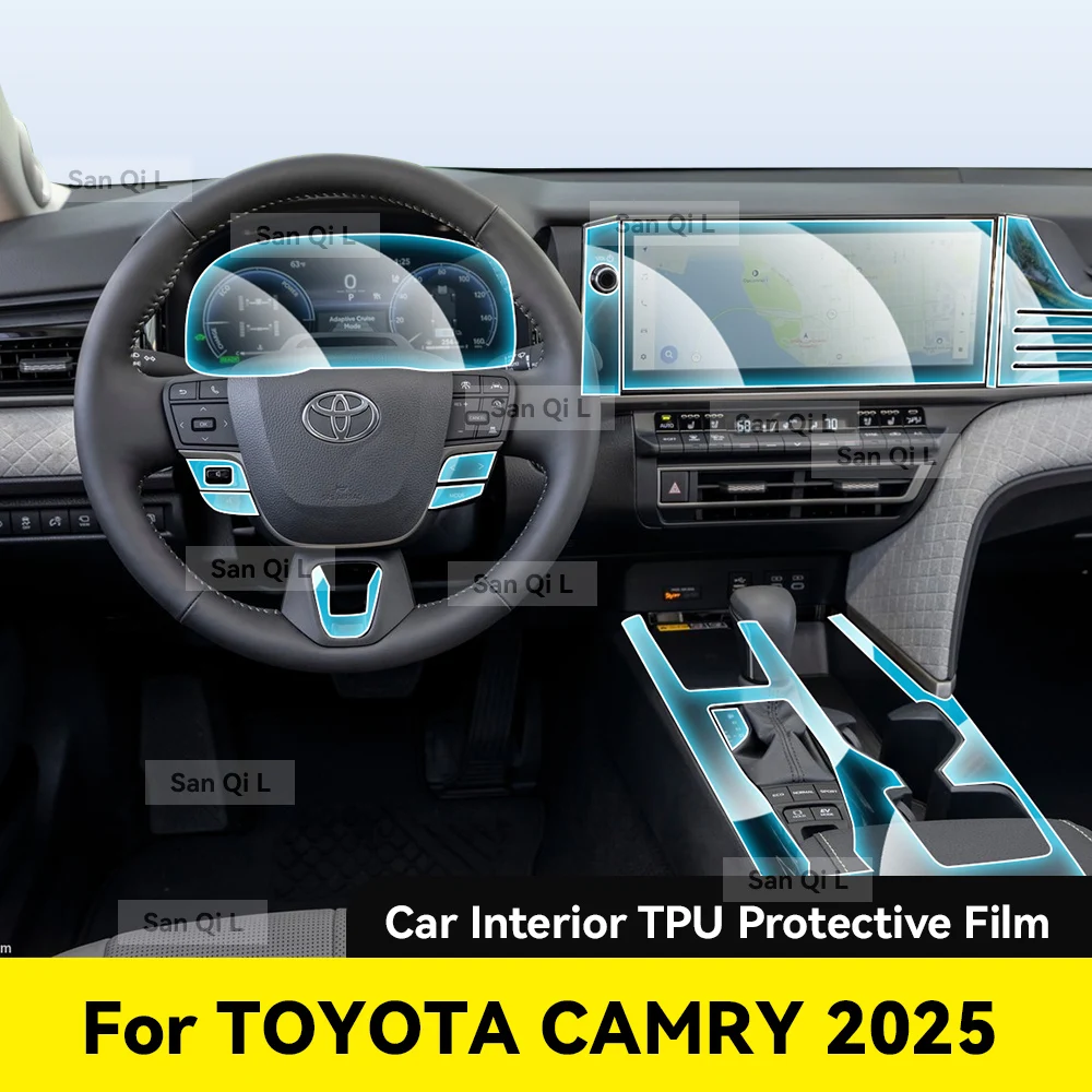 

Interior TPU For TOYOTA CAMRY 2025 Protective Film Cover Anti-Scratch Navigation Screen Automotive Film Accessories