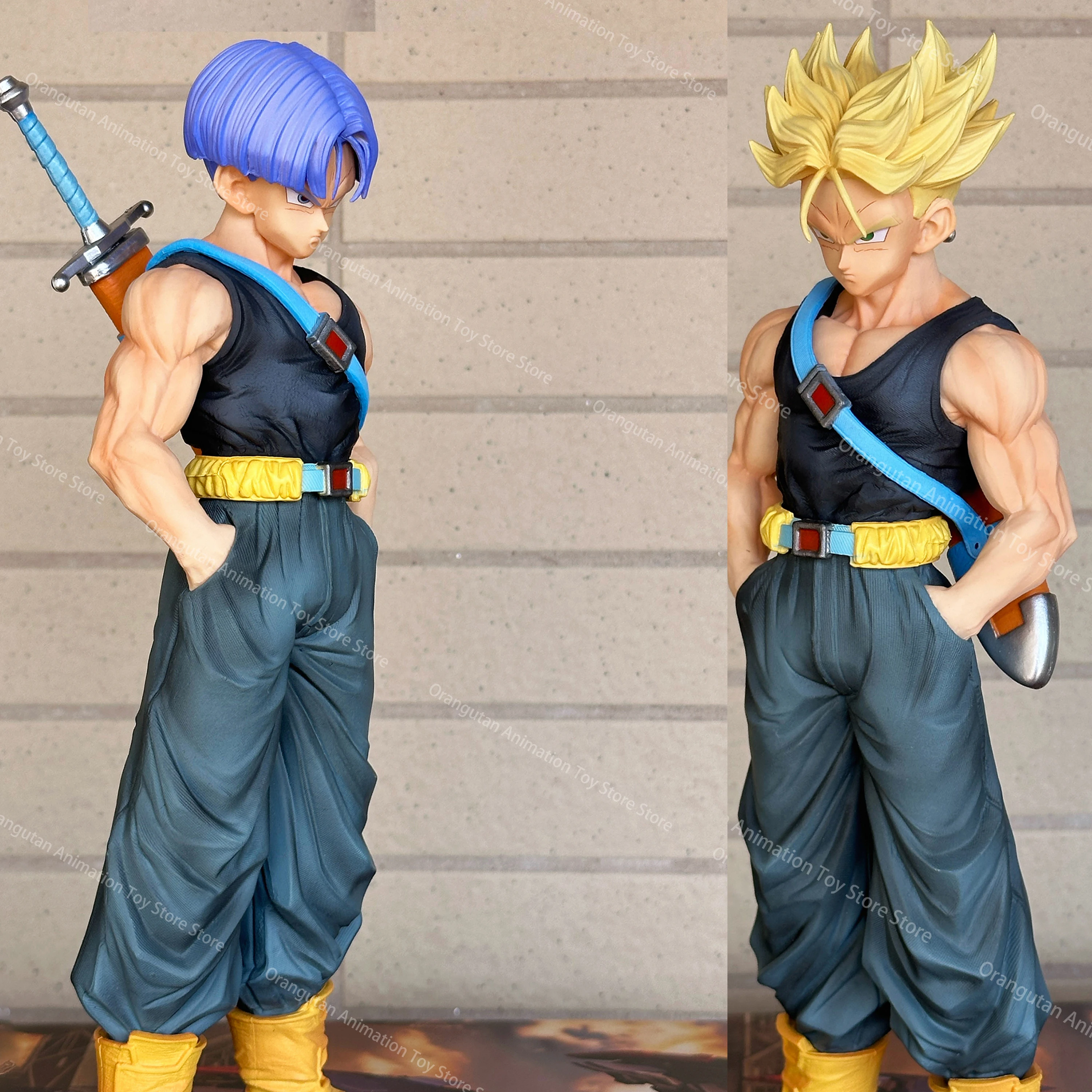 Dragon Ball Z Fighters Trunks Figurine, Anime, Super Saisuperb, Future Trunks Figurine, Figurines d'action, Statue en PVC, 26cm, Nouveau