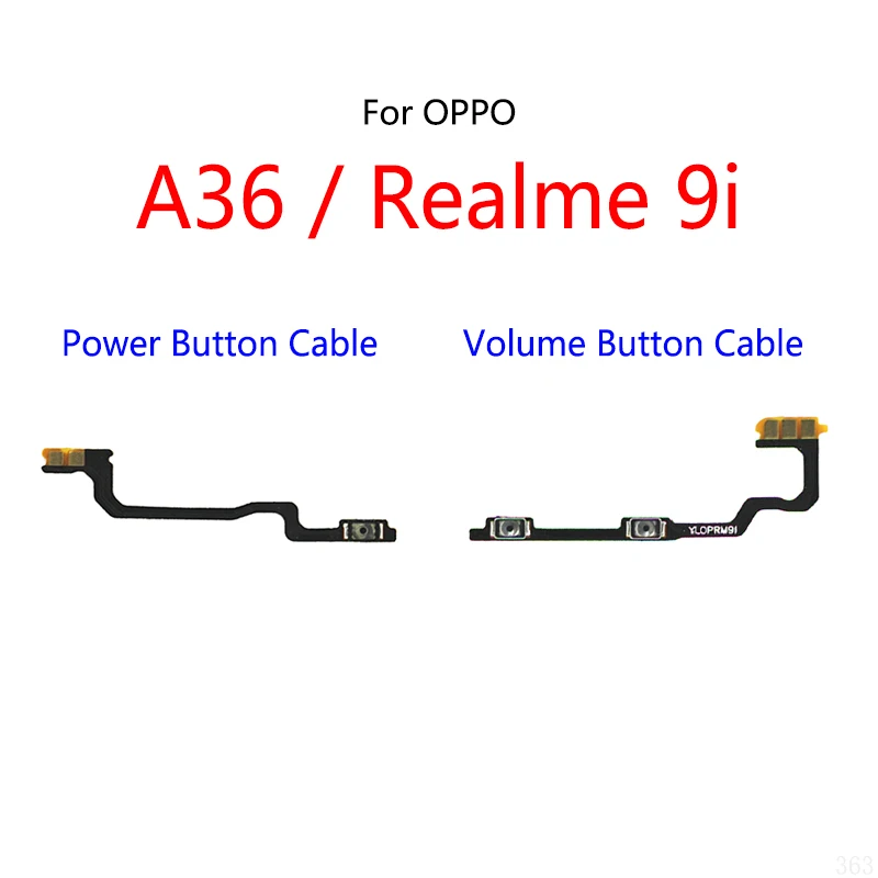 

Power Button Switch Volume Mute Button On / Off Flex Cable For OPPO Realme 9i A36