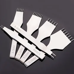 Leather Craft Round Hole Pricking Iron Stitching Tools Leather Chisel Stitching Punch 3/5mm Spacing Dropship
