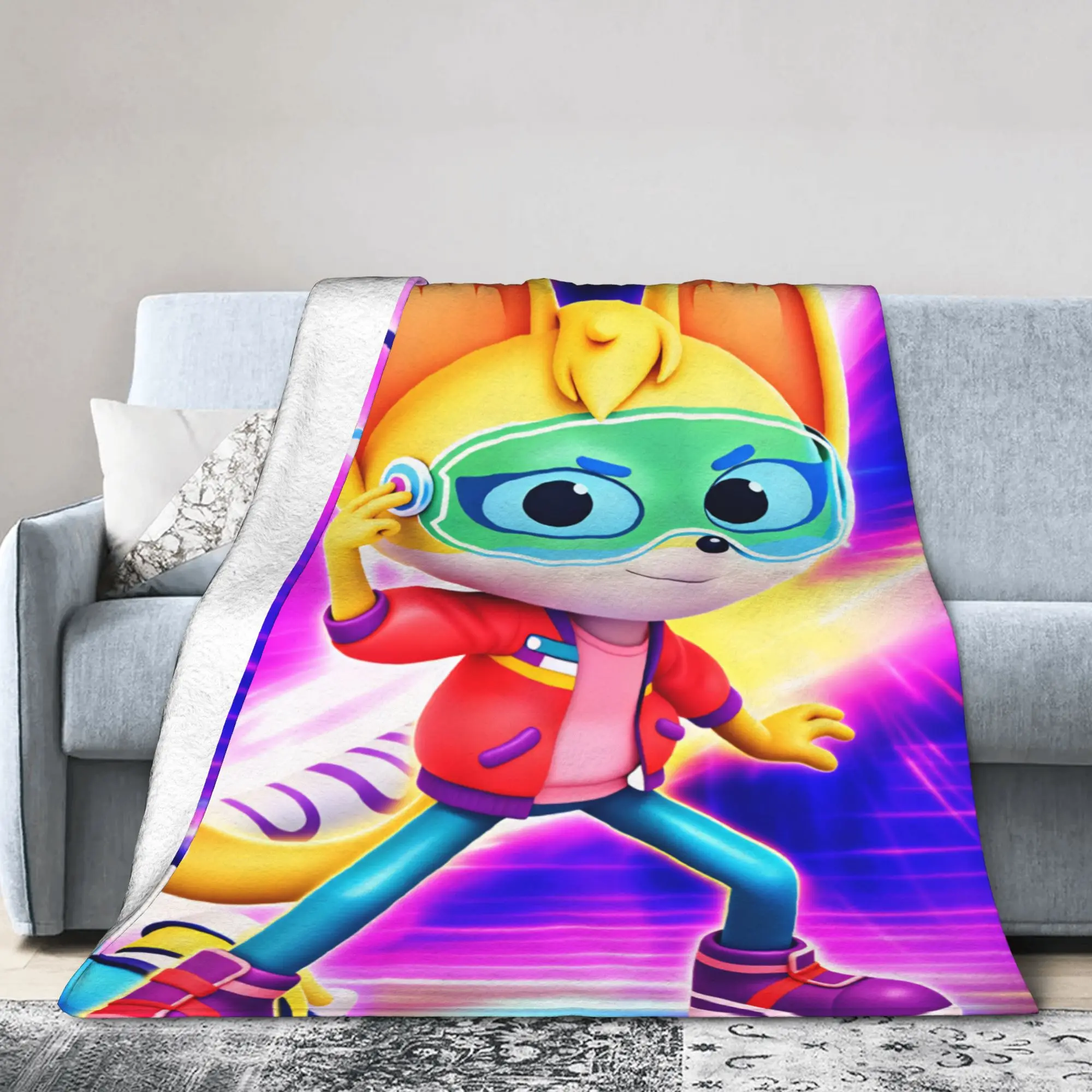 The Creature Cases Cartoon Animation Television Flannel Blanket Warm Soft Throw Blanket for Bedroom Bedspread Sofa Bed Cover