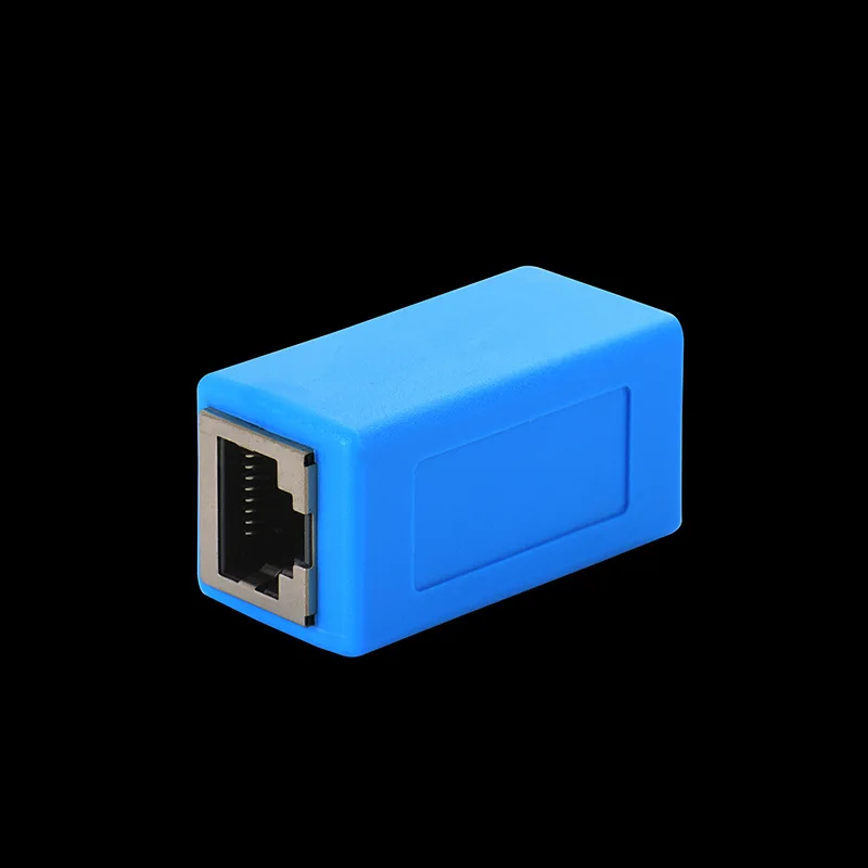 1 Buah Konektor Warna RJ45 Female Ke Female Network Ethernet LAN Connector Adapter Coupler Extender