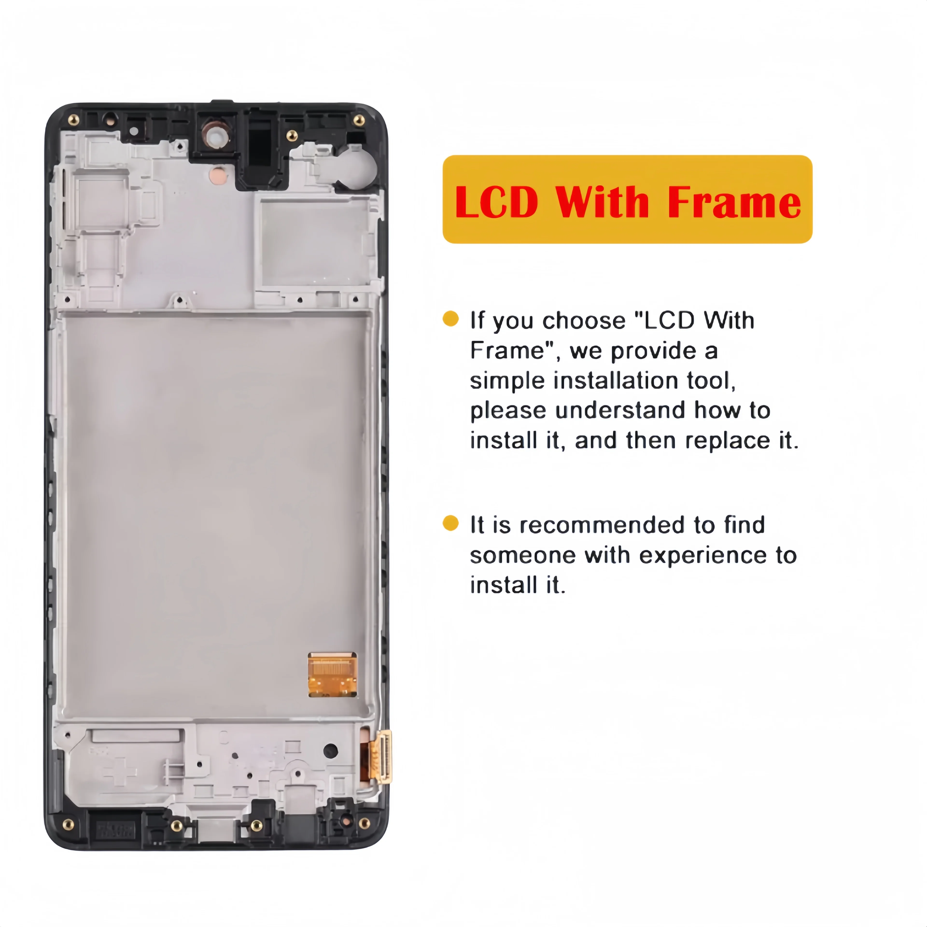 LCD Display Touch Screen Digitizer Assembly Replacement, Samsung Galaxy M31S, M317, SM-M317F, SM-M317F-DS