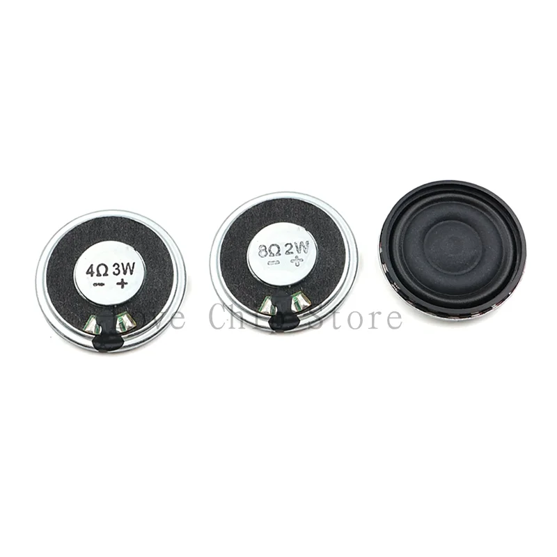 2PCS Diameter 40MM Iron Composite Membrane 4CM 4 Ohm 3W Speaker 4CM 8Ohm 2 Watt Speaker Ultra-thin Horn Acoustic Components