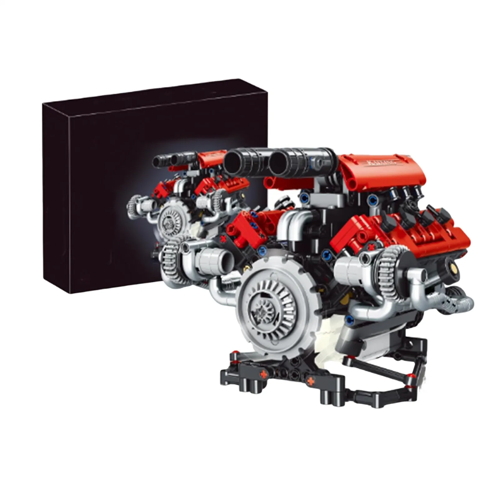 

Комплект модели двигателя для взрослых, комплект модели двигателя V8 — 8-цилиндровая металлическая модель двигателя автомобиля со светодиодной подсветкой и звуковыми эффектами