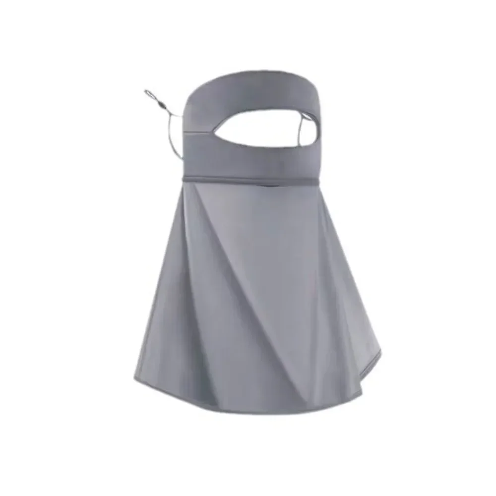 بالاكلافا ماس واقي من الشمس غطاء الوجه 360 غطاء كامل حماية الرقبة الحرير الجليد قناع واقي من الشمس الغبار UPF50 + الصيف عقال #4