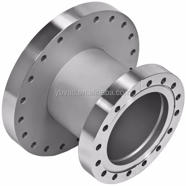 Customizable 316L Stainless Steel CF Ultra-High Vacuum Adapter Low Pressure Conflat Flange Reducer Precision-Machined Fittings