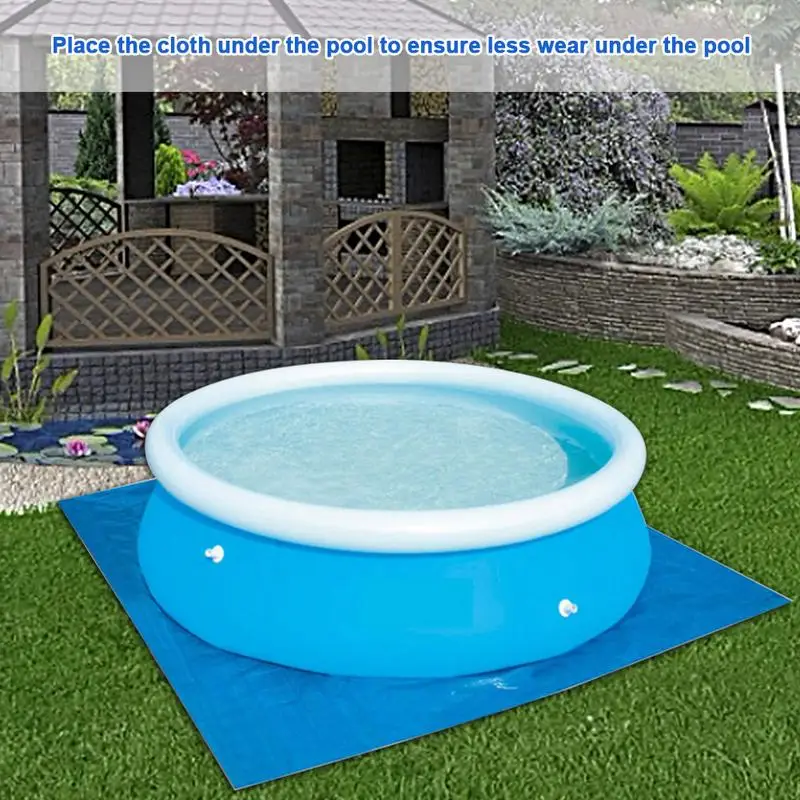 210cm Swimming Pool Cover Summer Waterproof Pool Tub Dustproof Covers Rainproof Pool Covering Cloth Pool Cover Rain Cloth