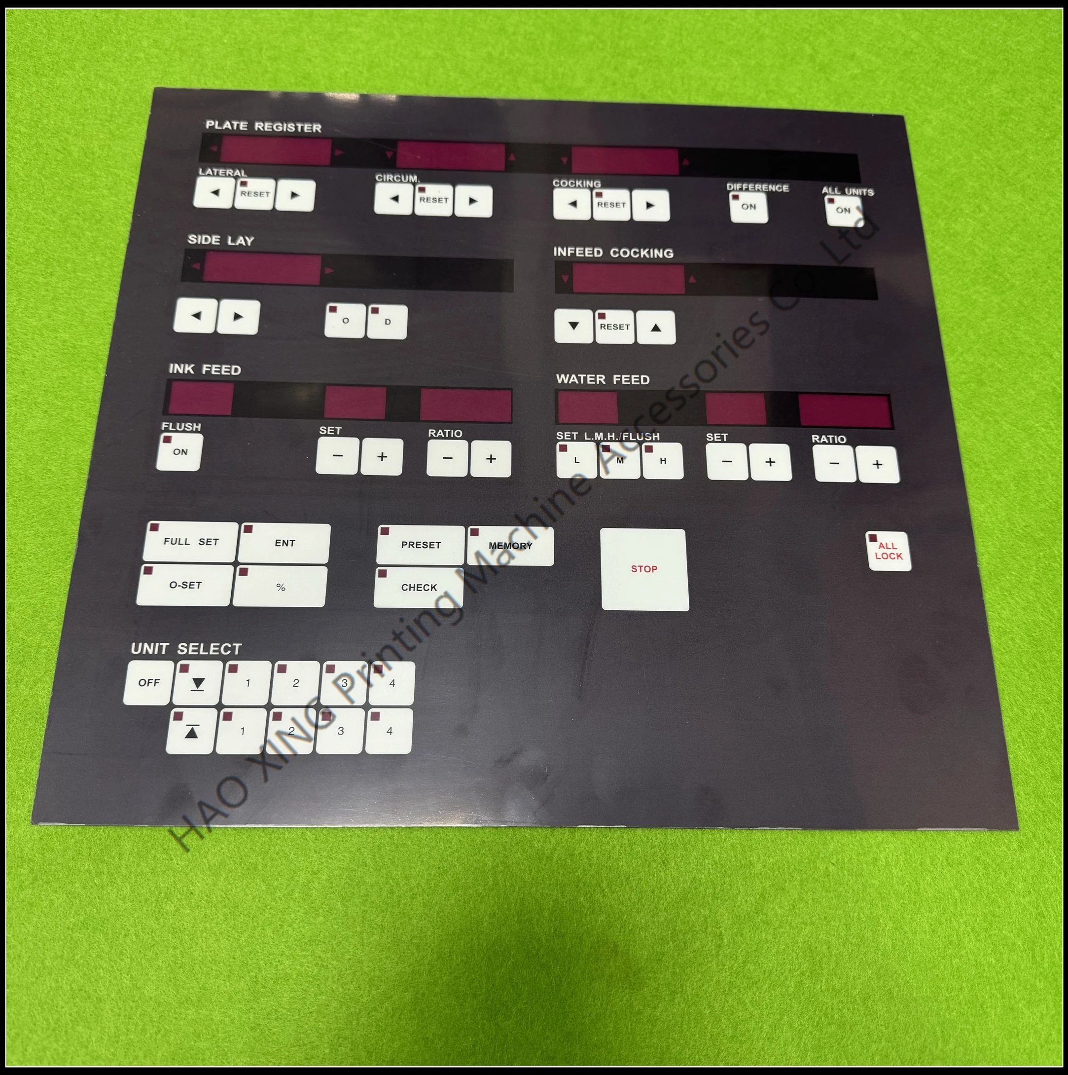 1 peça painel de alta qualidade para máquinas de impressão offset komori painel diferentes tipos placa painel impressora peças reposição