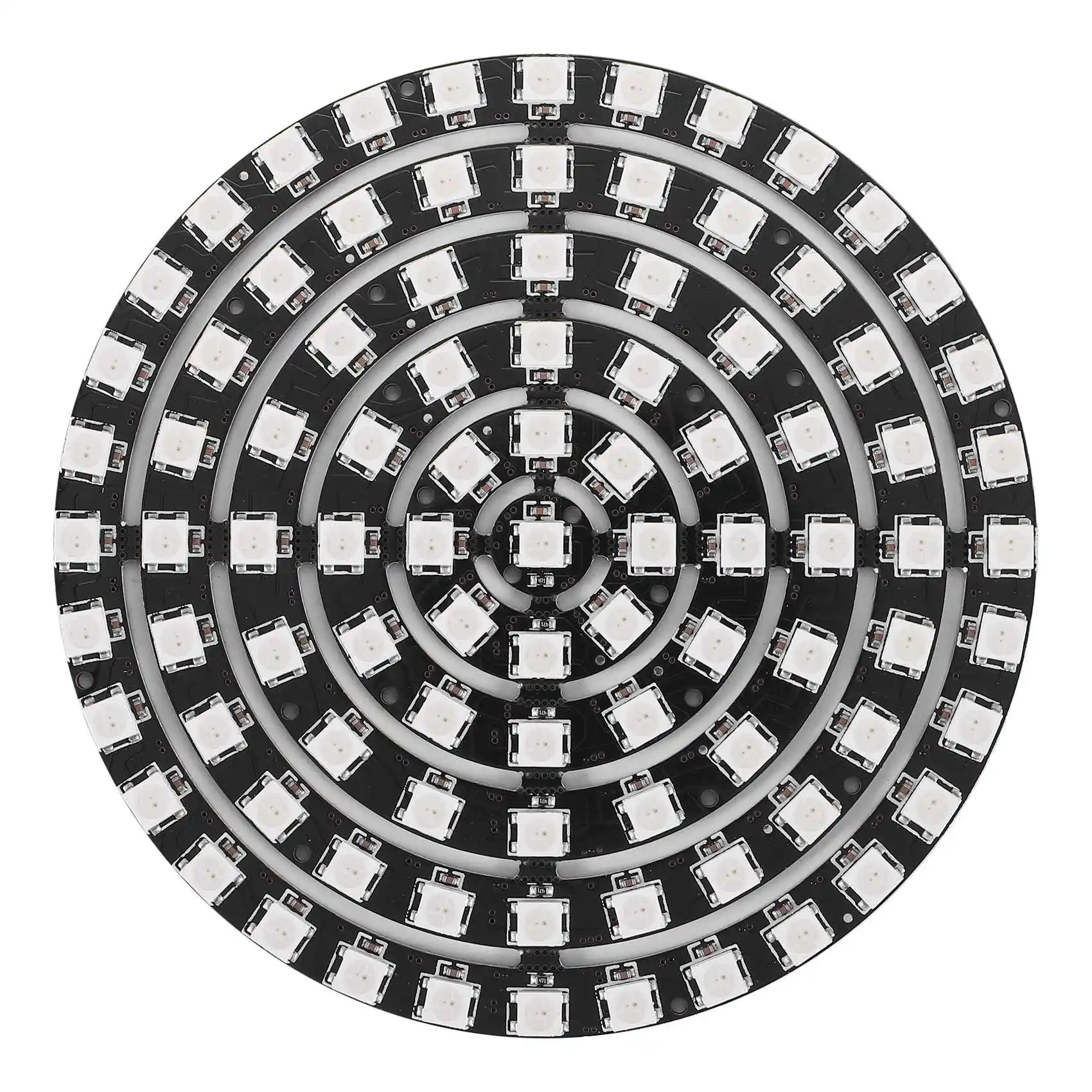 WS2812 SK6812 Radius 110mm LED Ring 5050 DC5V DIY LED Ring Built-In RGB Addressable LED Ring 93 Bits LEDs-BtLife