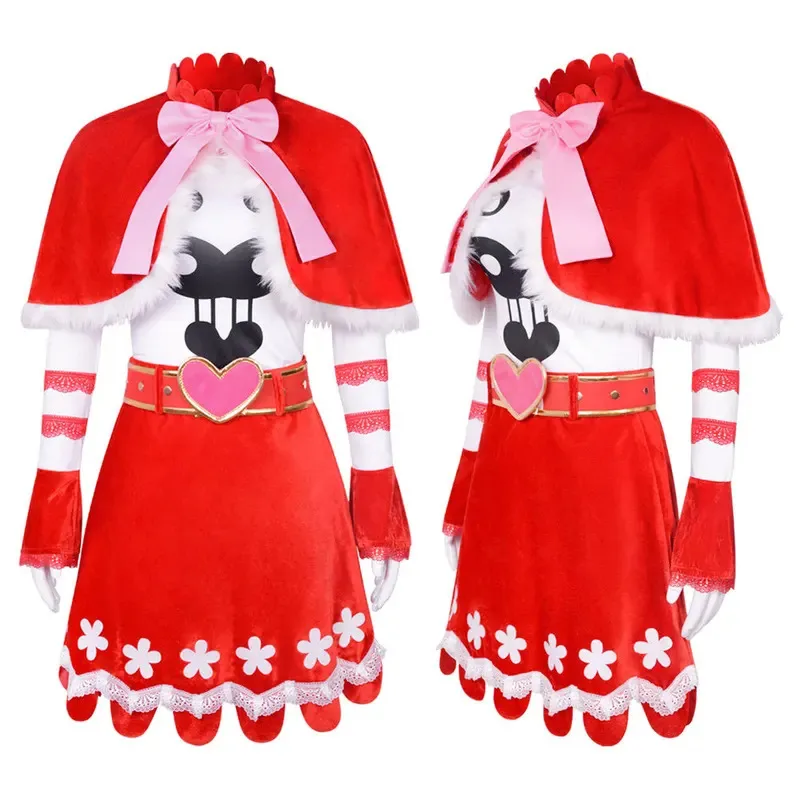 قطعة واحدة بيرونا تأثيري شبح الأميرة تأثيري أنيمي زي أداء فتاة زي