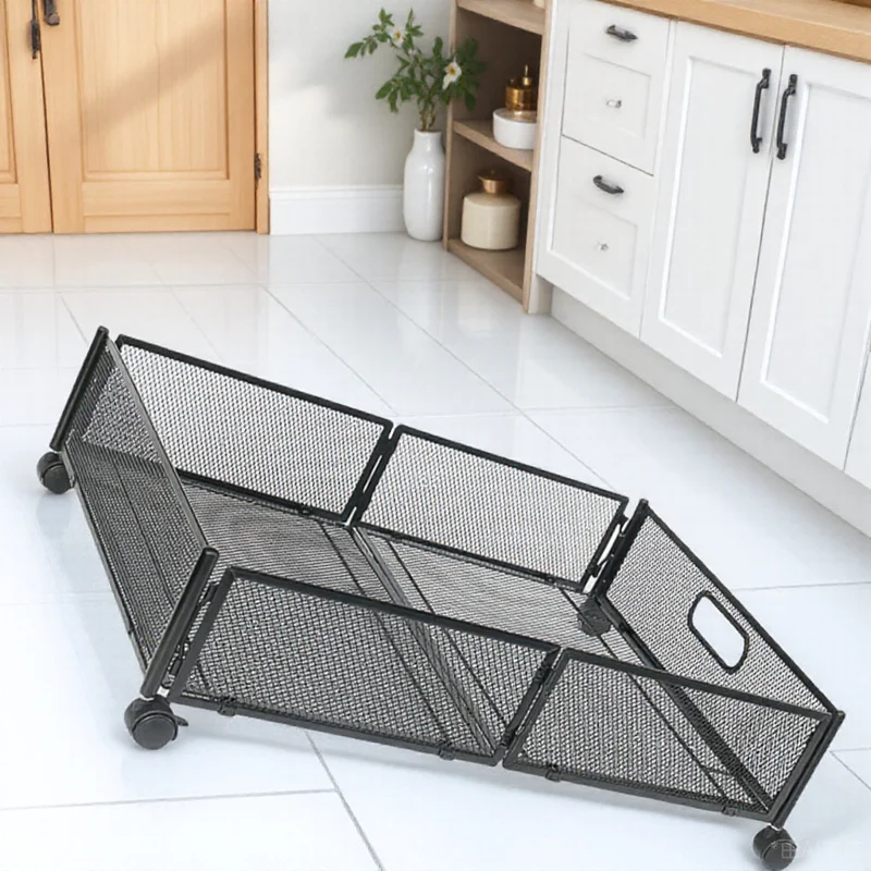 

Foldable Under Bed Storage Organizer Containers with Wheels Large Capacity for Clothes and Accessories