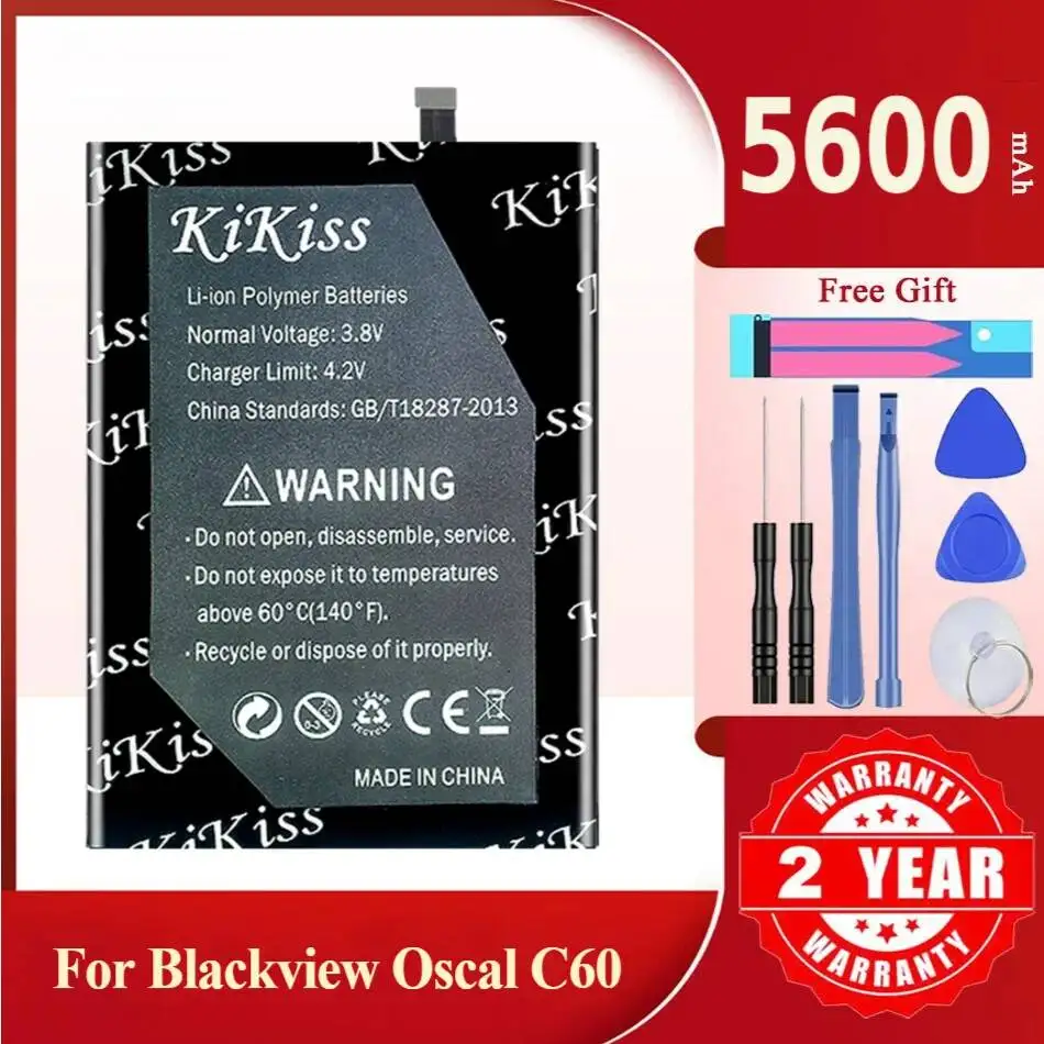Long-Lasting Mobile Phone Battery For Blackview OSCAL C60,oscal c60(LI446586PHTT),5600mAh
