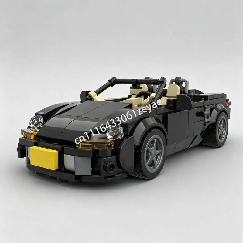 412Parts Convertible MOC Custom Building Blocks Sports Car Model DIY Creative Assembly Educational Toy Gifts Collection Display
