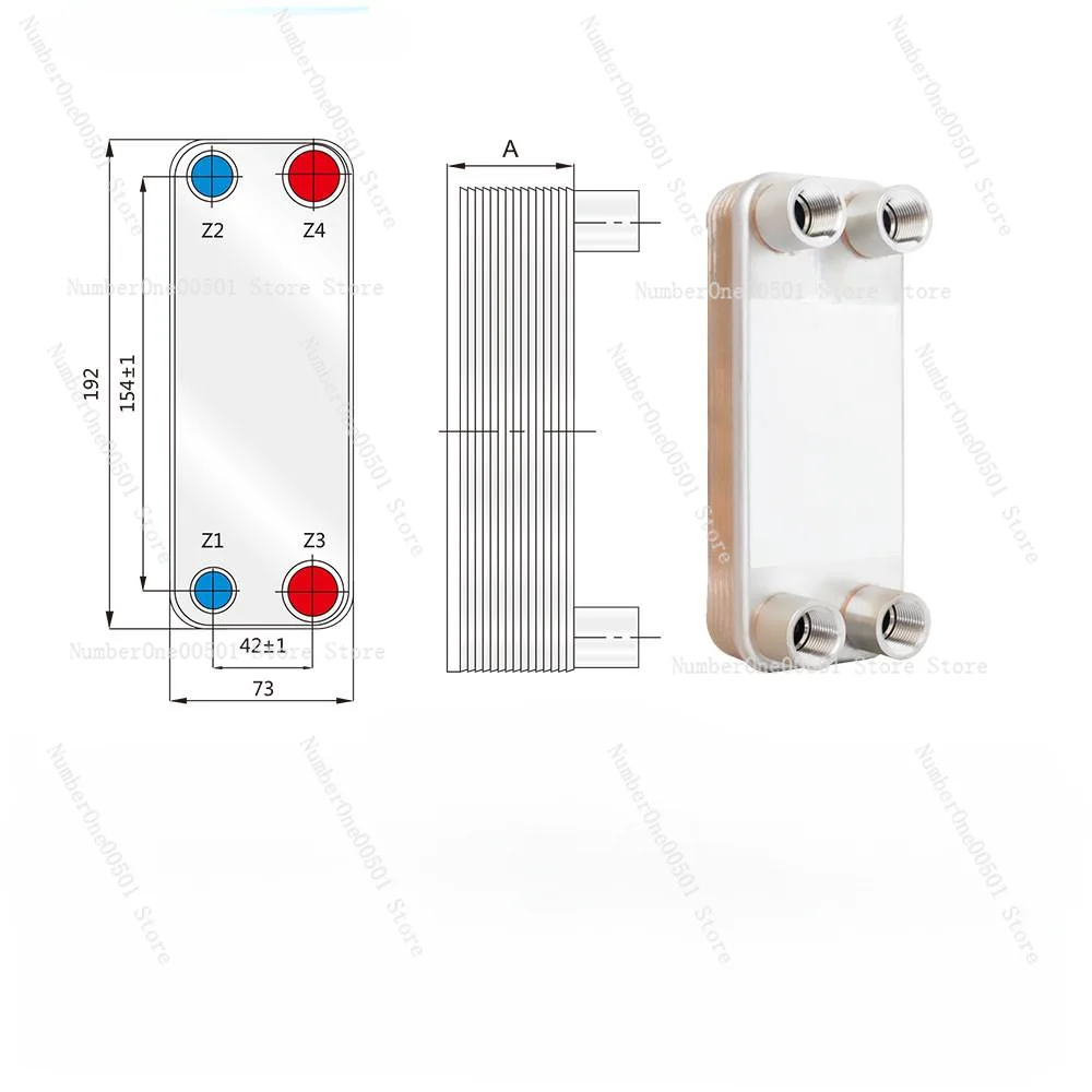 Mini Oil Hot and Cold Heat Exchanger Die Heater Special Miniature Cooling Chiller Plate Heat Exchanger