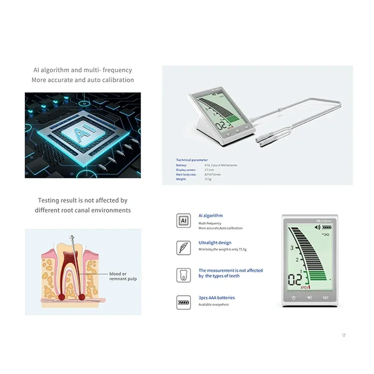 M101 2024 Nowy dentystyczny lokalizator wierzchołków Raypex 6