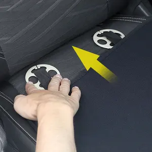 Ghế ngồi ô tô Pad Pad Protection đệm, bảo vệ mat polyester, phụ kiện tự động, phù hợp với Fiat 500, 500c, 2012, 500x, 500L, Abarth 695 8 Bán hàng chính 500 Abarth - №2