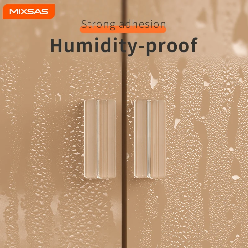 MIXSAS 추천 창문 캐비닛 서랍 T 핸들 투명 실리콘 손잡이 자가 접착 슬라이딩 도어 손잡이, 가구 장식