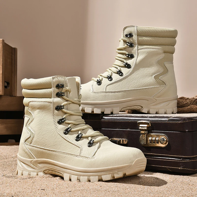 

Новая парная обувь, спортивная походная обувь на открытом воздухе, модные и модные водонепроницаемые женские ботинки в британском стиле