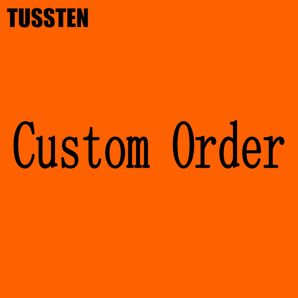 TUSSTEN 2-12MM Men Women Tungsten Carbide Ring Custom Order Link