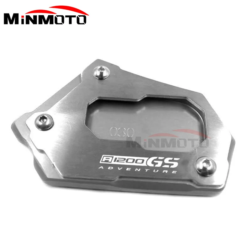 Motorcycle CNC Side Kickstand Stand Extension Plate For BMW R1200GS LC K50 R1200GS Adventure LC K51 R 1200 GS Side Stand Enlarge