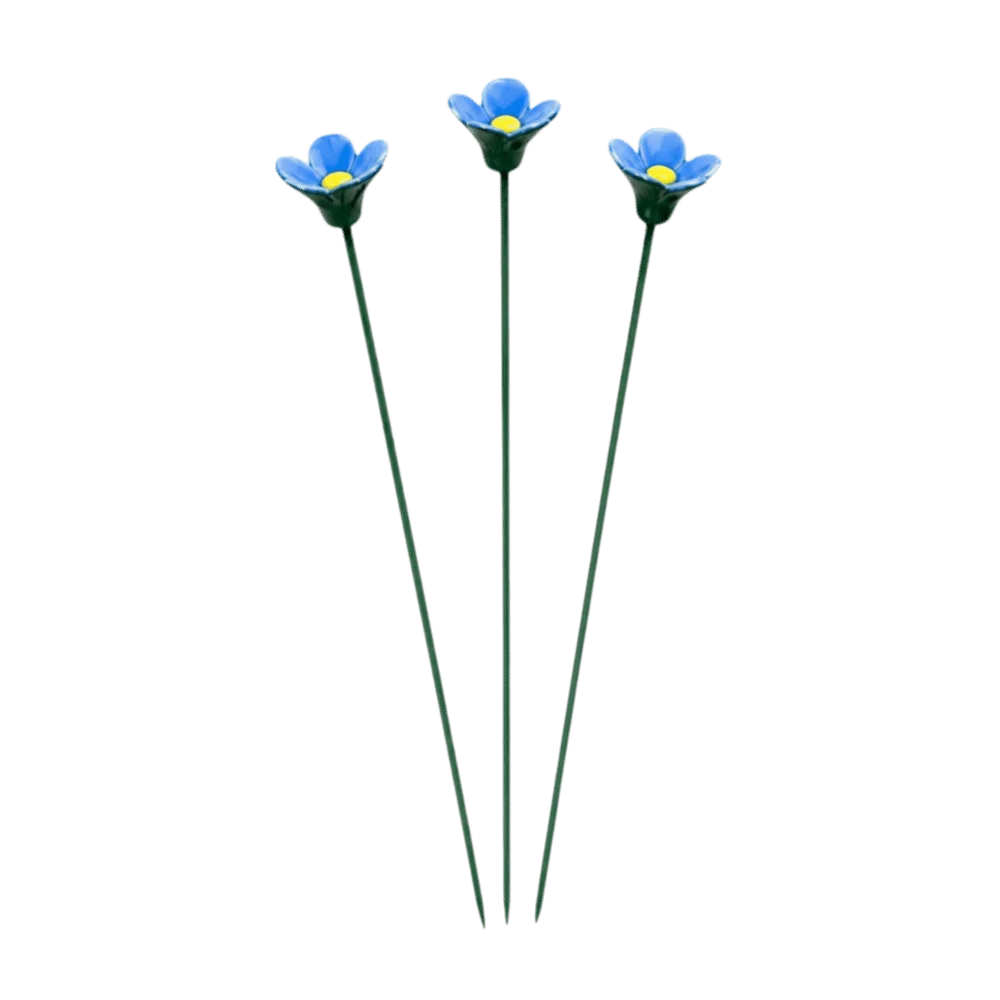 3 pcs Flower Shape Bee Butterfly Water Dispenser Garden Decoration DIY Insect Drinking Cup Gifts Ceramic Artificial Flower