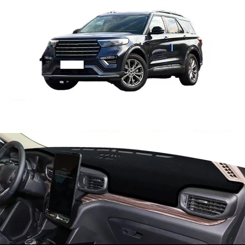 

Для Ford Explorer MK6 2020 2021 2022 2023 2024 автомобильные аксессуары анти-УФ-защита приборной панели коврик для приборной панели внутренний солнцезащитный козырек ковер подушка