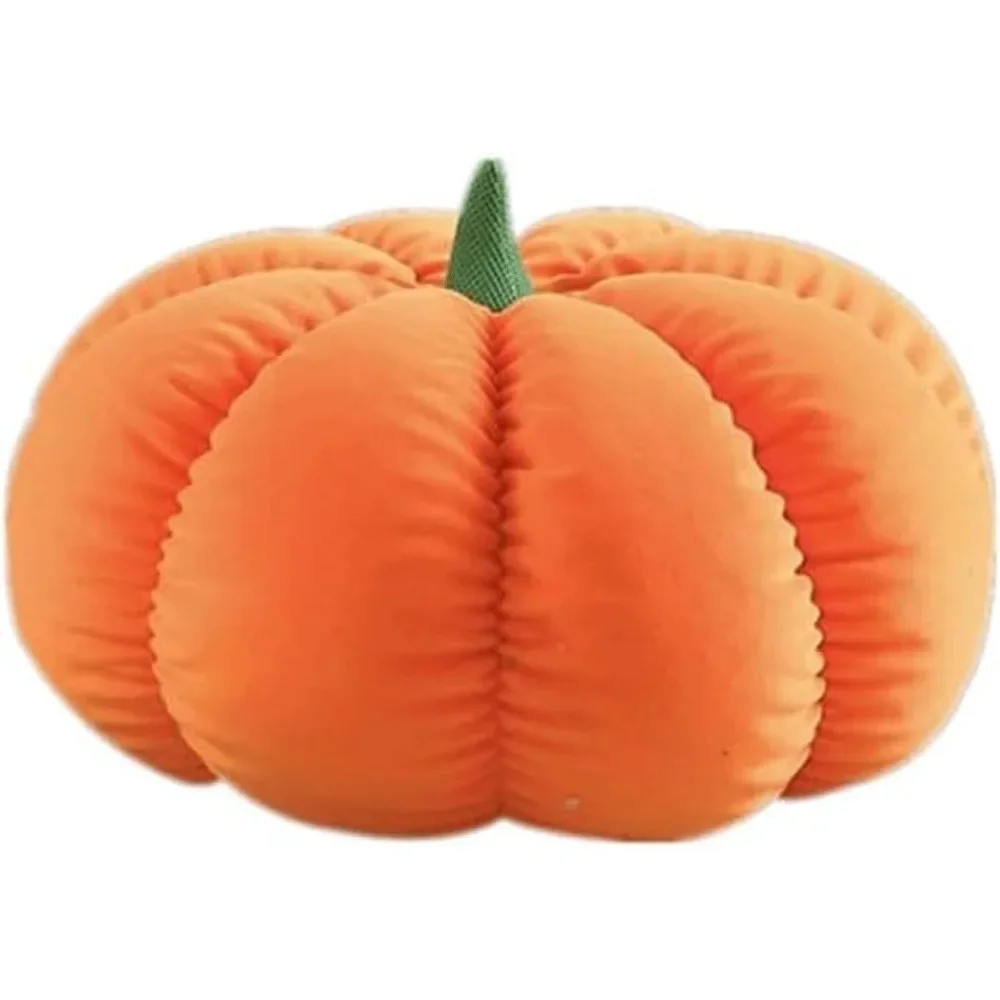 Pumpkin Shaped Beanbag Chair with Filling - Luxurious Fabric Lounge Chair, Providing Ultimate Comfort and Relaxation Furniture