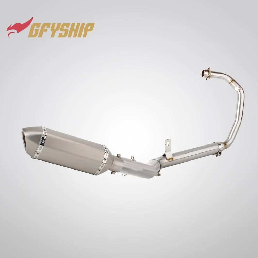 Motorcycle Exhaust Muffler Middle Link Pipe Slip-on For Aprilia RS 125 2018-2023 Tuono 125 2017 2018 2019 2020