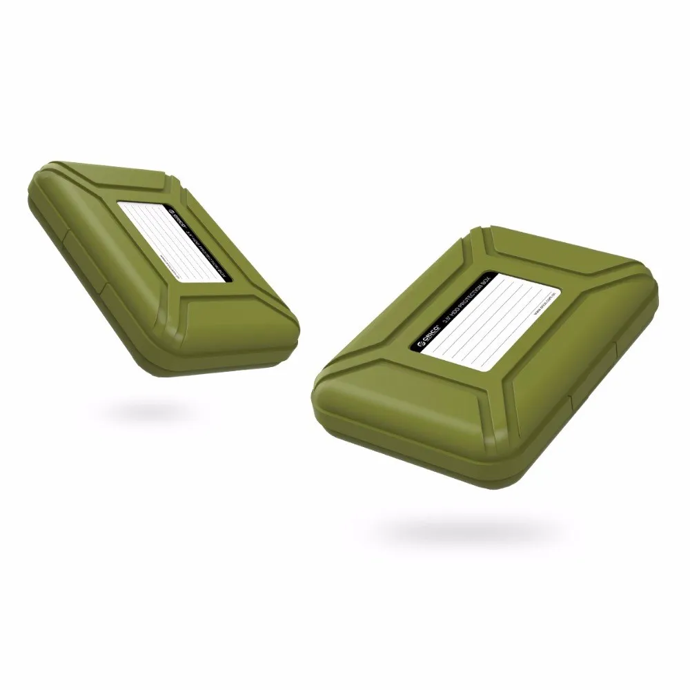 ORICO 방진 방습 하드 드라이브 박스, 3.5 인치 보호 상자, 5 개 보관 케이스