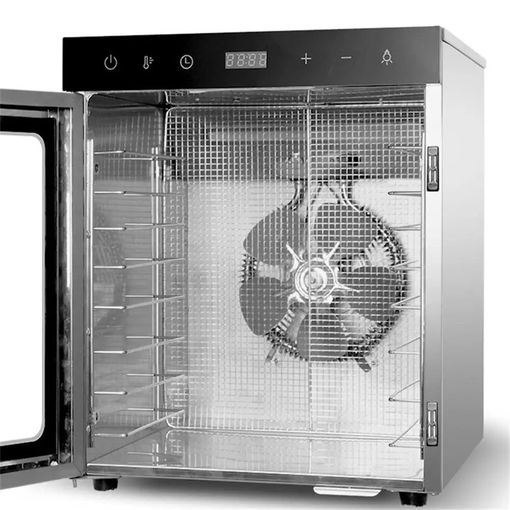 8 Layers Household Fruit Dryer Voedseldroger Essicatore Per Alimenti Intelligent Vegetable Dehydrator Temperature Control