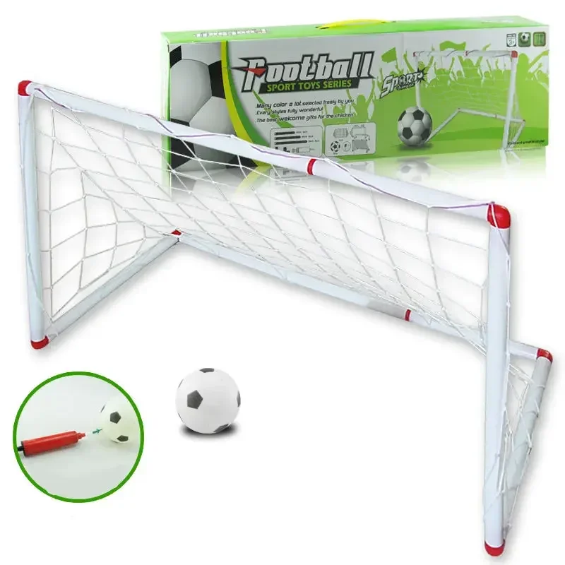 [Divertente] Super sprot toys series assembly Football goal ball door toy child kids football fans outdoor & indoor toy gift