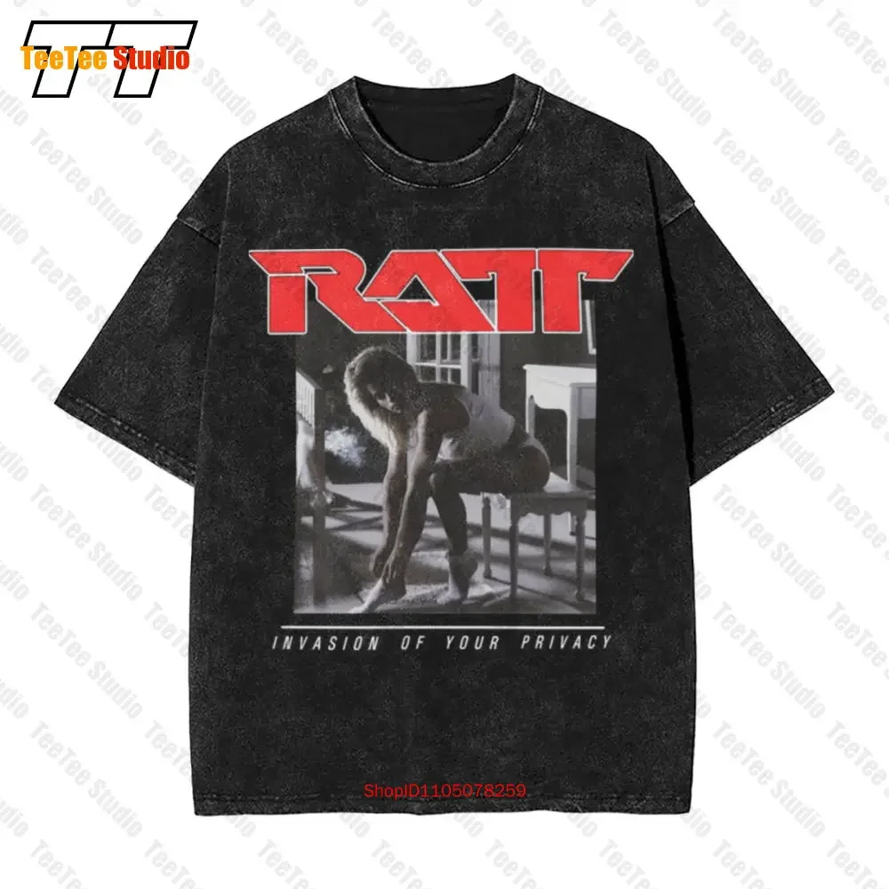 Ratt-Invasion Of Your Privacy Vintage Oversized T-Shirt SKJ5
