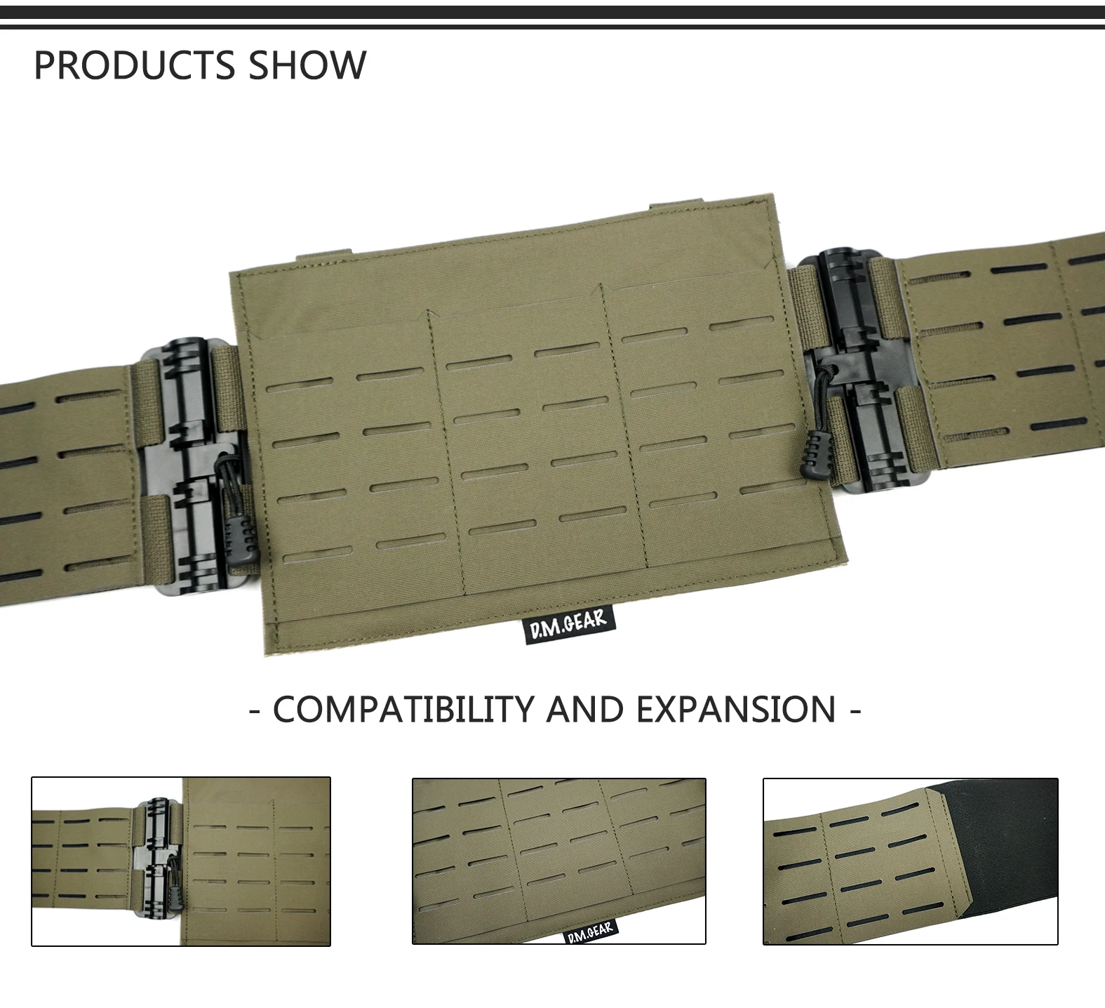 DMGear Ferro FCSK 2.0 JPC kamizelka kamuflaż Quick Release Surround akcesoria dostosowanie kolorów