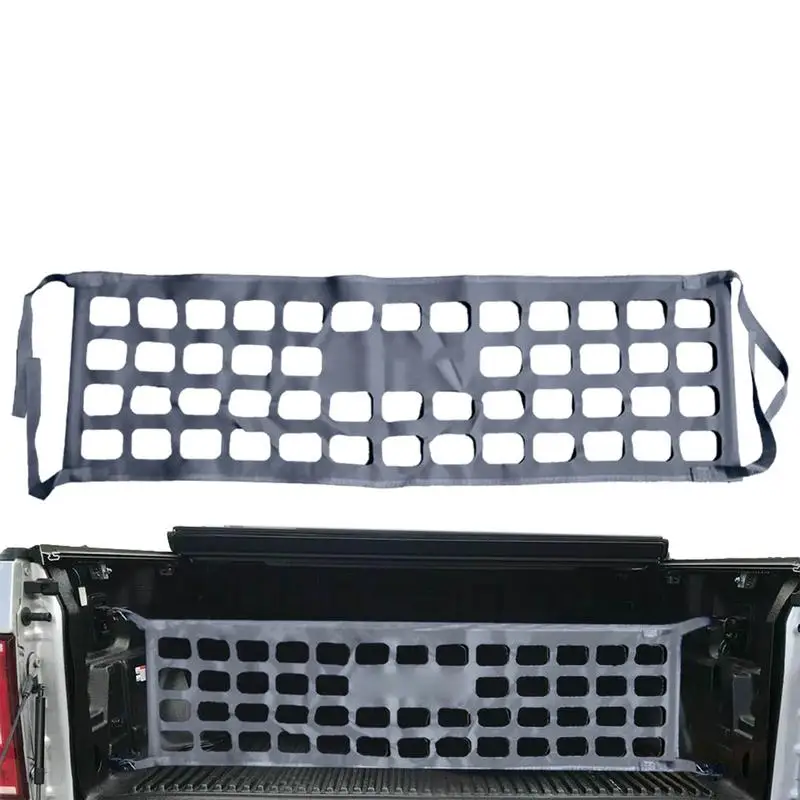 Truck Bed Net Cargo Net For Pickup Truck Bed Foldable Car Boot Trunk Mesh Elastic Nylon Rear Back Cargo Trunk car Storage Net