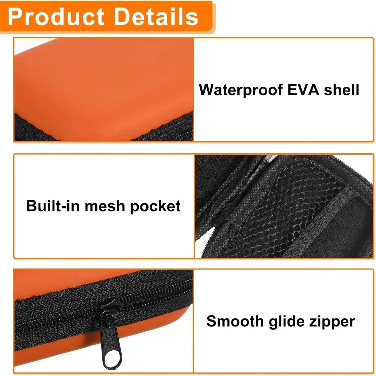 Compact travel electronics organizer supplier detail 6