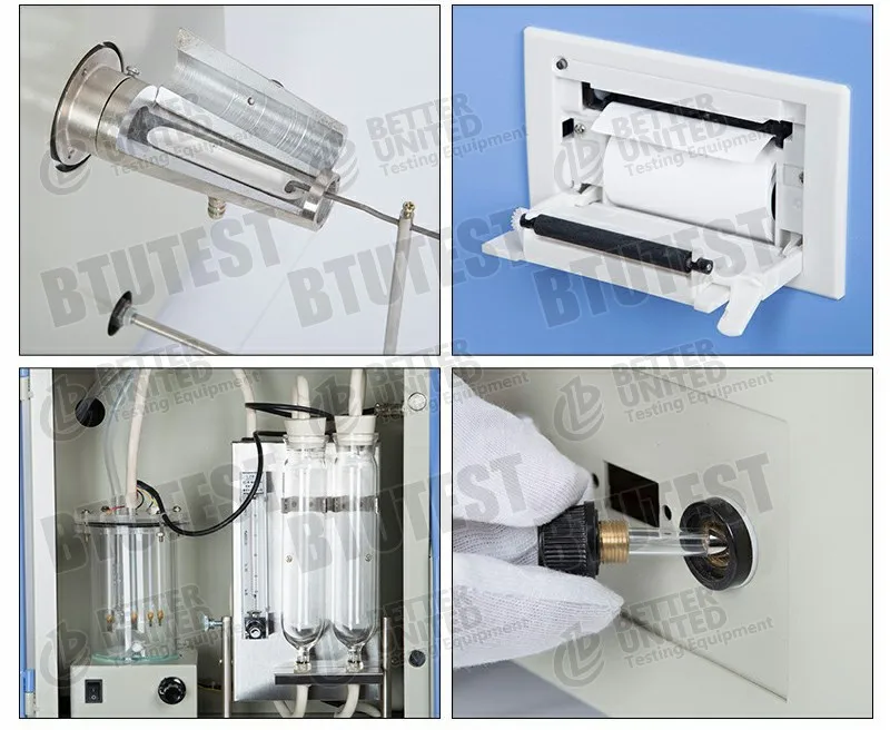 Btutest Gas Sulfur Analyzer 220V with 0.1% to 0.5% FS Accuracy and 1 Year Warranty New 4