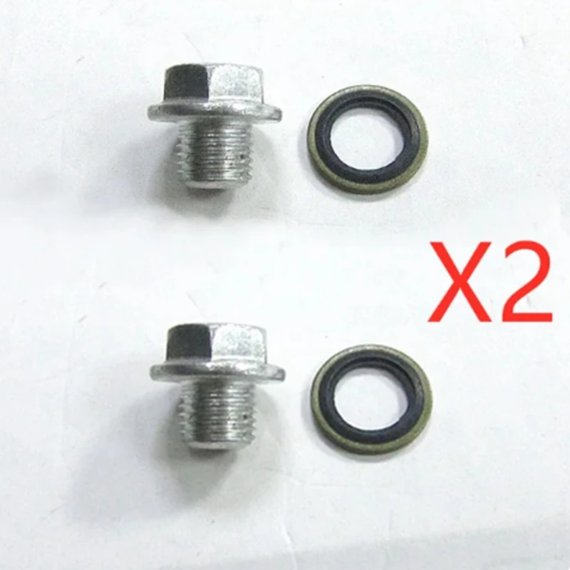 Hot-A015-Car Engine Oil Pan Drain Plug Bolt LFE5-10-404 For Mazda 3 2004-2013 BK BL Mazda 6 2002-2012 GG GH Mazda 5 CX-30