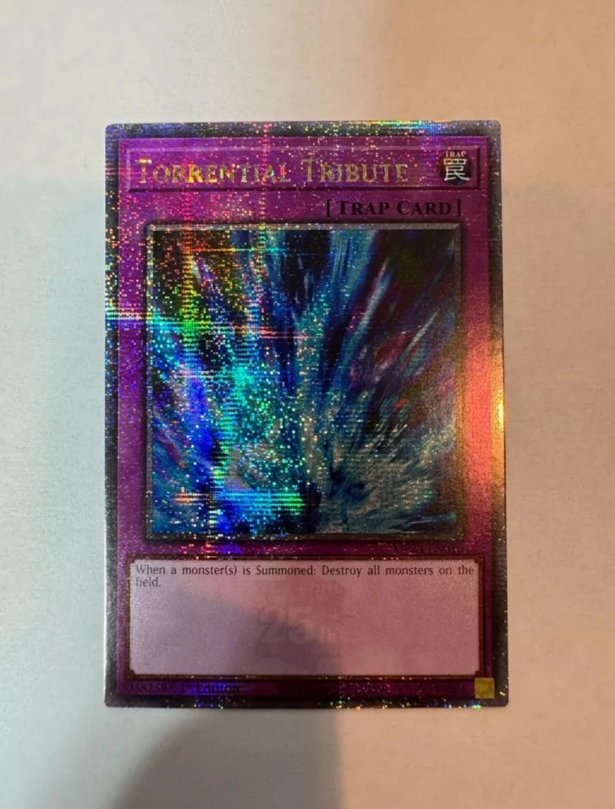 

Yugioh KONAMI MP24-EN010 Torrential Tribute 25th Quarter Century Secret English 1st Edition Collection Mint Card