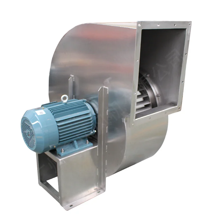 

Stainless Steel Copper Motor Duct Centrifugal Fan 380V 2000 RPM High Airflow High Pressure Blowing 40dB+ Noise Industrial Use