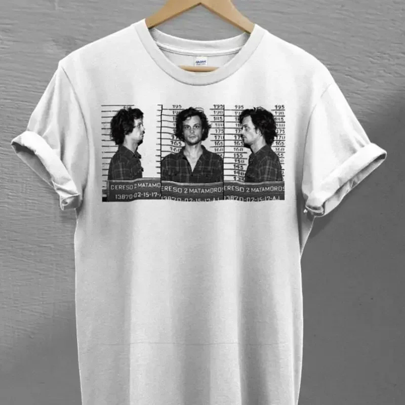 Spencer Reid Mugshot Criminal Minds TV Series shirt T