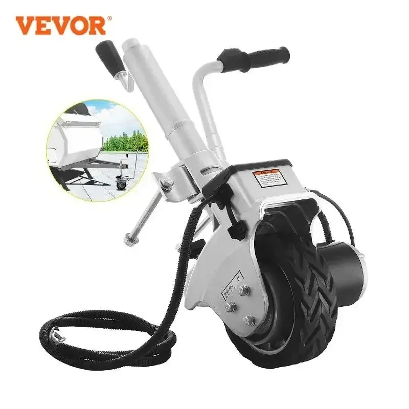 VEVOR Electric Motorised Jockey Wheel 350W 12V Mover Caravan Boat Wheel Dolly Utility Trailer Car SUV Power 2270KG Vehicle Load